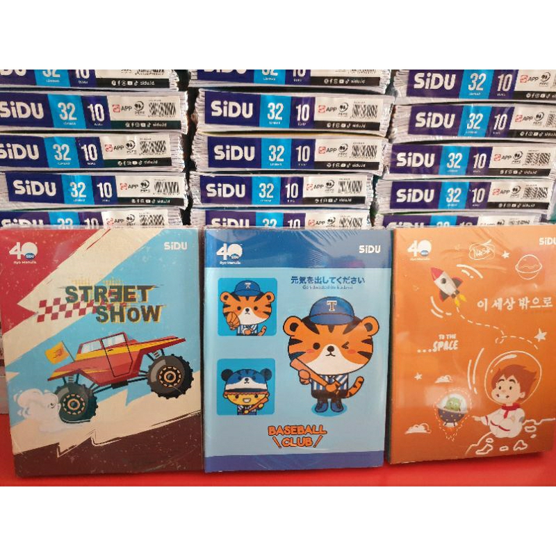 

buku tulis SIDU /SINAR DUNIA 32 lembar