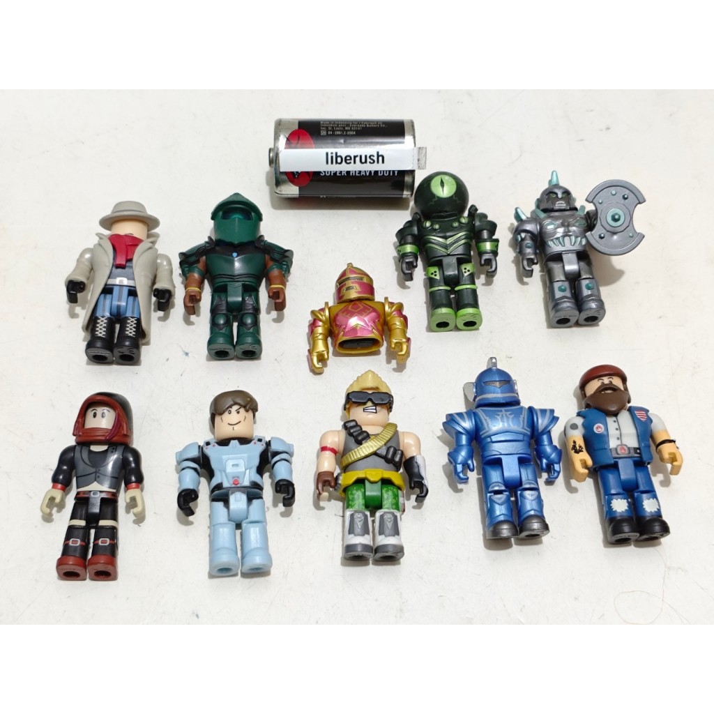 Set roblox q clash 6 figure pack , roblox overseer korblox generall figure game minecraft