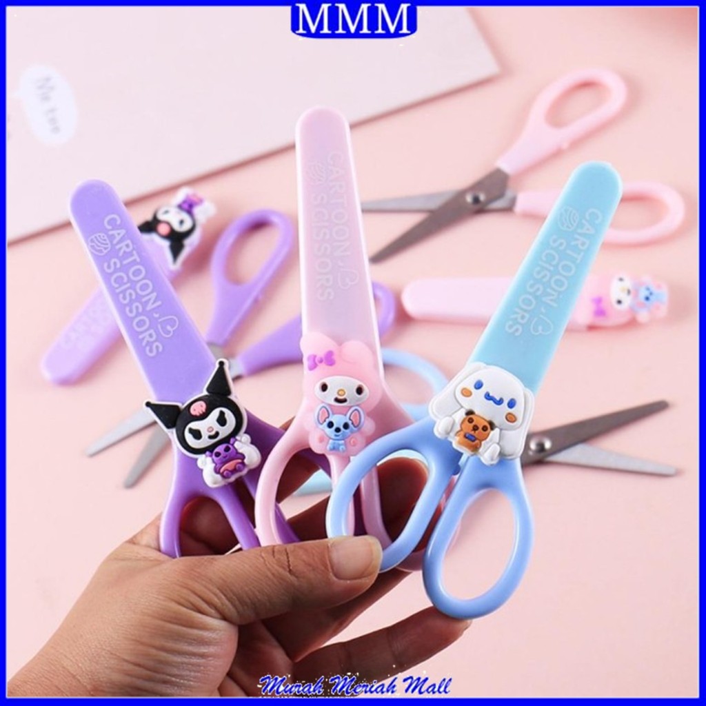 

MMM Gunting Motif Karakter Lucu Gunting Mini Cover Karakter Kartun Alat Tulis Anak Sekolah Kartun Diy Kertas Tangan Kantor ATK Scissors Mini