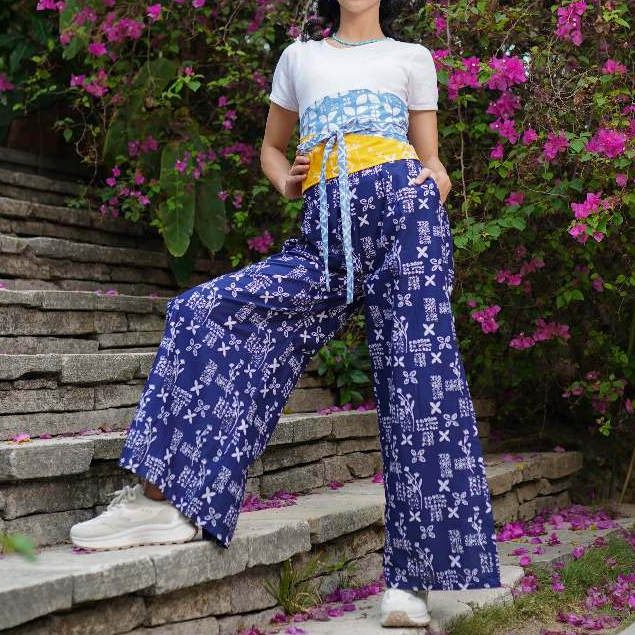 Batik ENOM - Celana Libra - Celana Batik Wanita Saujana Series