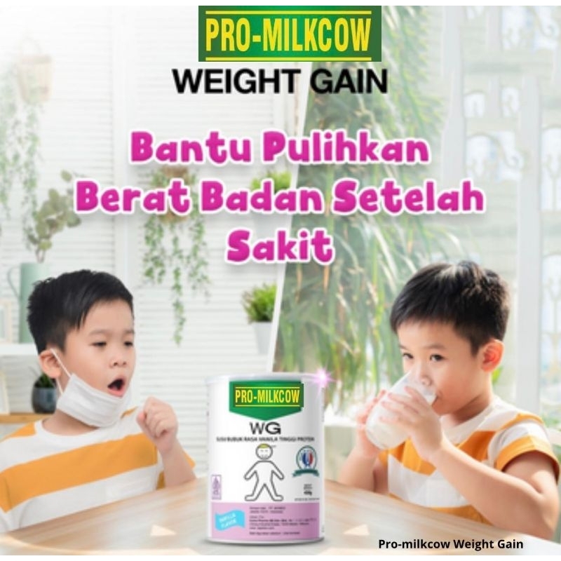 

PRO-MILKCOW WEIGHT GAIN KIDS- SUSU UNTUK PENAFSU MAKAN UNTUK ANAK