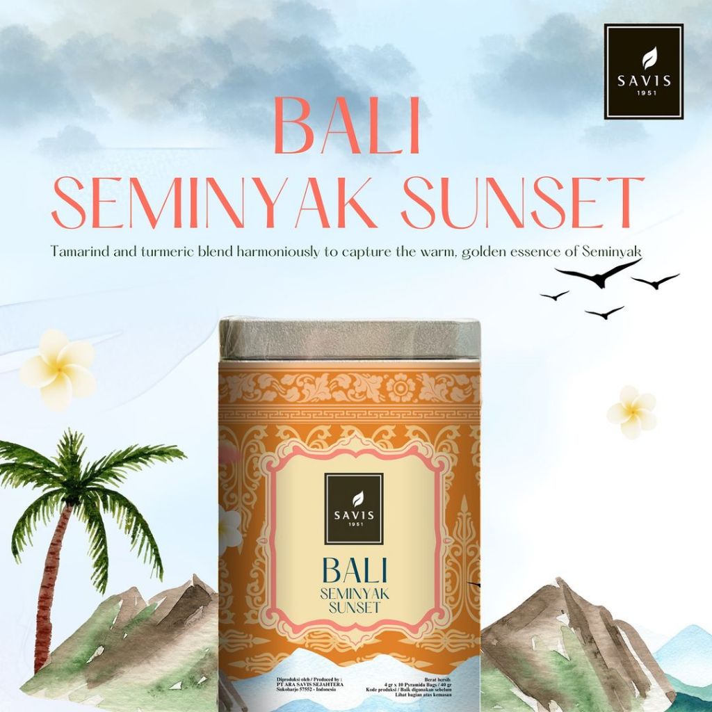 

Savis - Teh Premium Seminyak Sunset Tincan