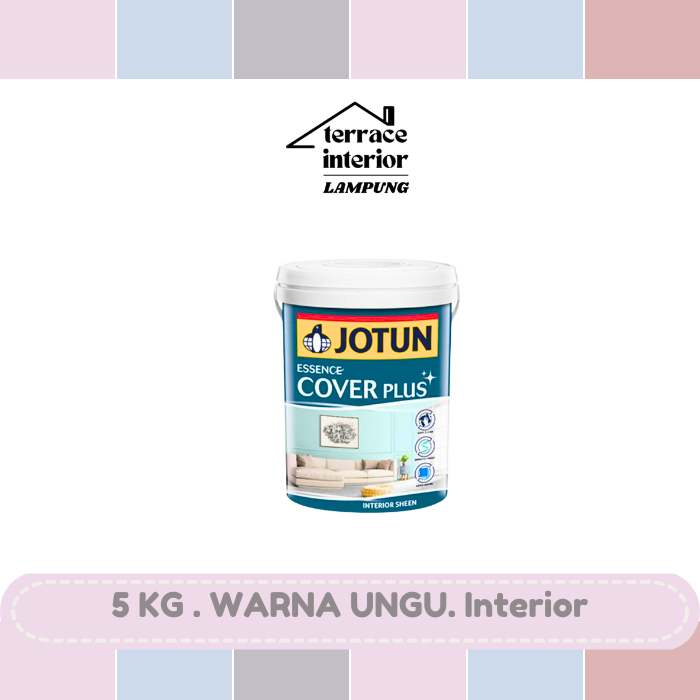 Cat Tembok Jotun Cover Plus warna Ungu 5 Kg