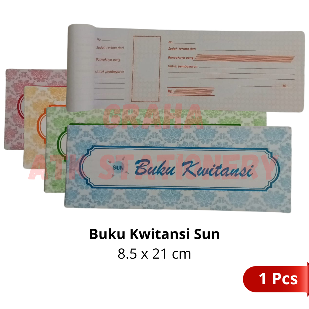 

[1 Pcs] Buku Kwitansi Kecil Murah Sun / Buku Kuitansi Kecil Murah Sun