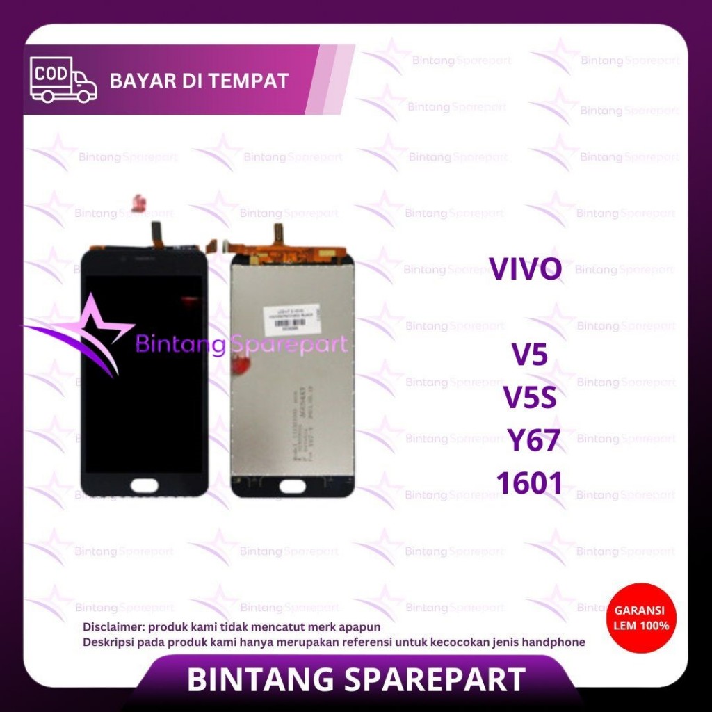 LCD TOUCHSCREEN VIVO V5 / V5S / Y67 / 1601