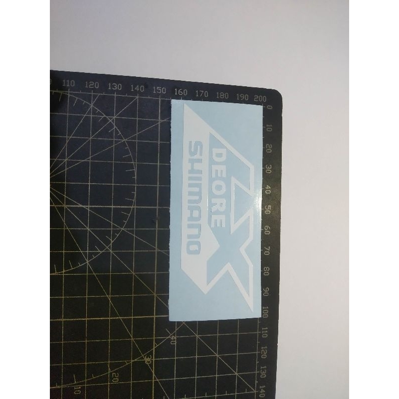 cutting stiker Shimano deore lx