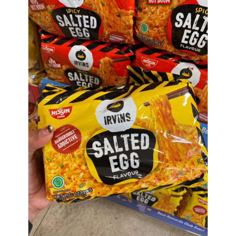 

Nissin IRVINS salted egg noodle