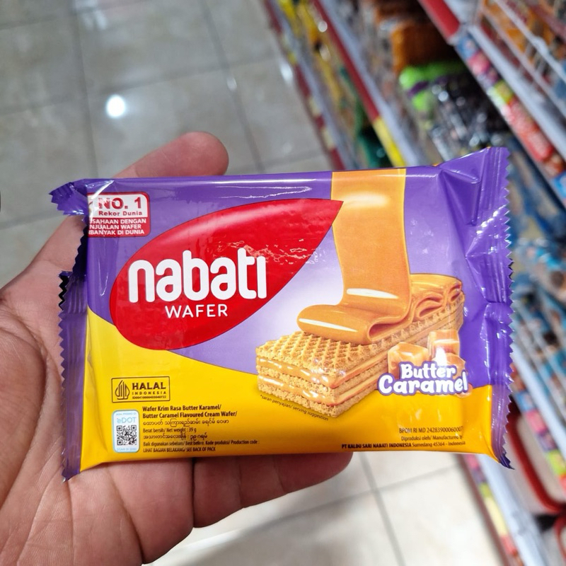 

NABATI Wafer 39gram Butter Caramel