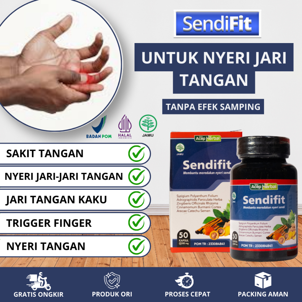 Obat Sakit Tangan, Obat Nyeri Jari Tangan, Trigger Finger, Jari Tangan Kaku Dengan Sendifit