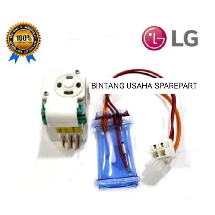PROMO Timer Dan Defrost Bimetal Kulkas LG 2 pintu Inverter 1 Set