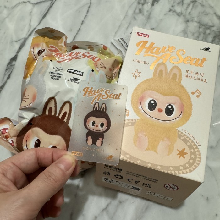 [ READY STOCK ] Labubu V2 Secret Duo Duo Have A Seat