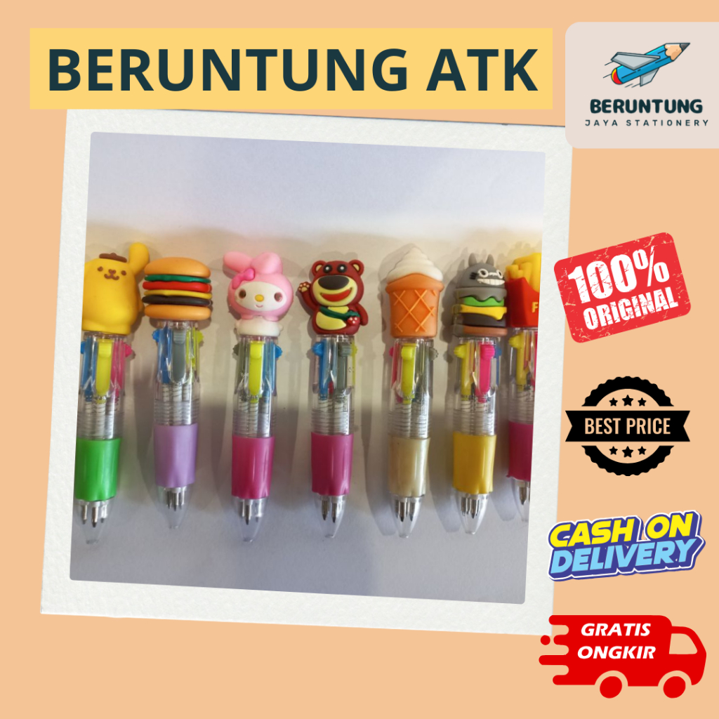 

Pulpen 4 Warna Karakter