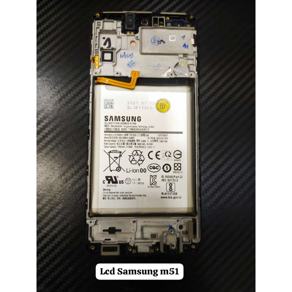 LCD SAMSUNG M51 ORI COPOTAN