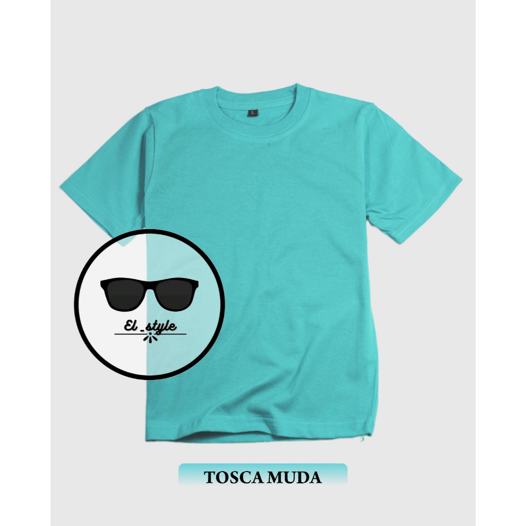 Kaos Anak Polos Tosca Muda cutton 30s