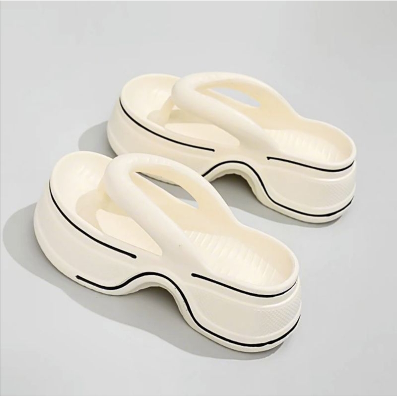 Sandal Wanita Terbaru Sandal Jepit Wedges Wanita Kekinian Sandal Jepit Hak Tinggi Perempuan