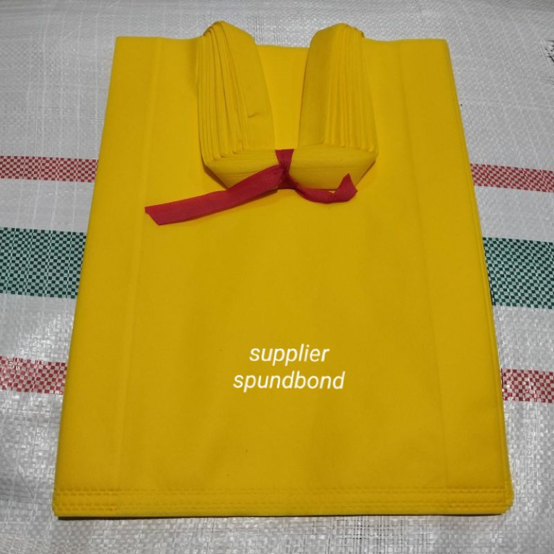 

( WILCO ) Goodie bag Hampres 25x35x8 Tas Spundbond Lipat Samping (65 gsm)