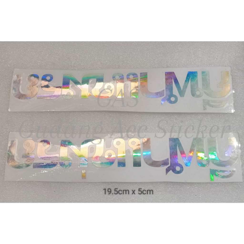 

STICKER CUTTING HOLOGRAM / TULISAN THAILAND 2