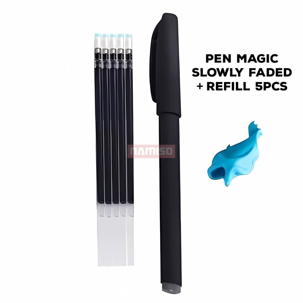 

Pen dan Tinta Magic Ajaib Bisa Menghilang Perlahan isi 5pcs Refill