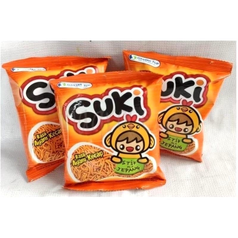 

(RENCENG) SUKI Stik Ala Jepang Rasa Ayam Kecap Isi 10Pcs