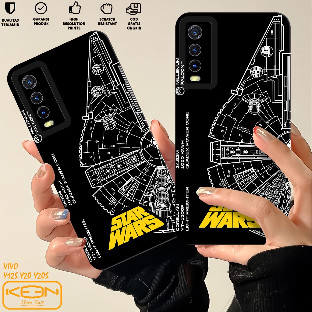 Case Vivo V2026 V2027 V2029 V2043 - Softcase Vivo V2026 V2027 V2029 V2043 Motif Starwars - Casing Hp