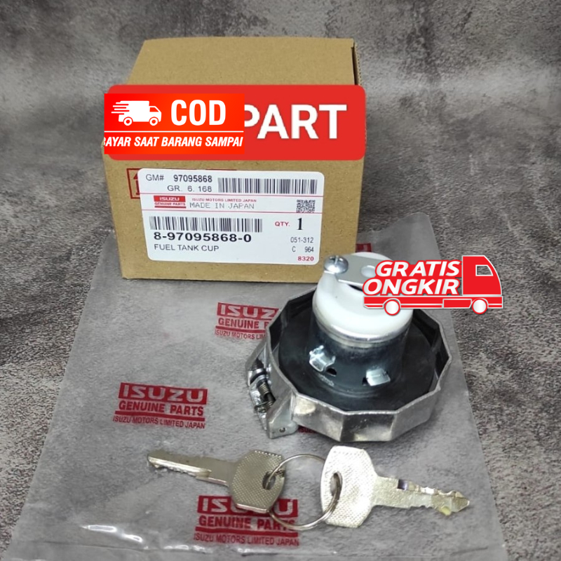 TUTUP TANGKI SOLAR ISUZU ELF NHR NKR TRAGA D-MAX