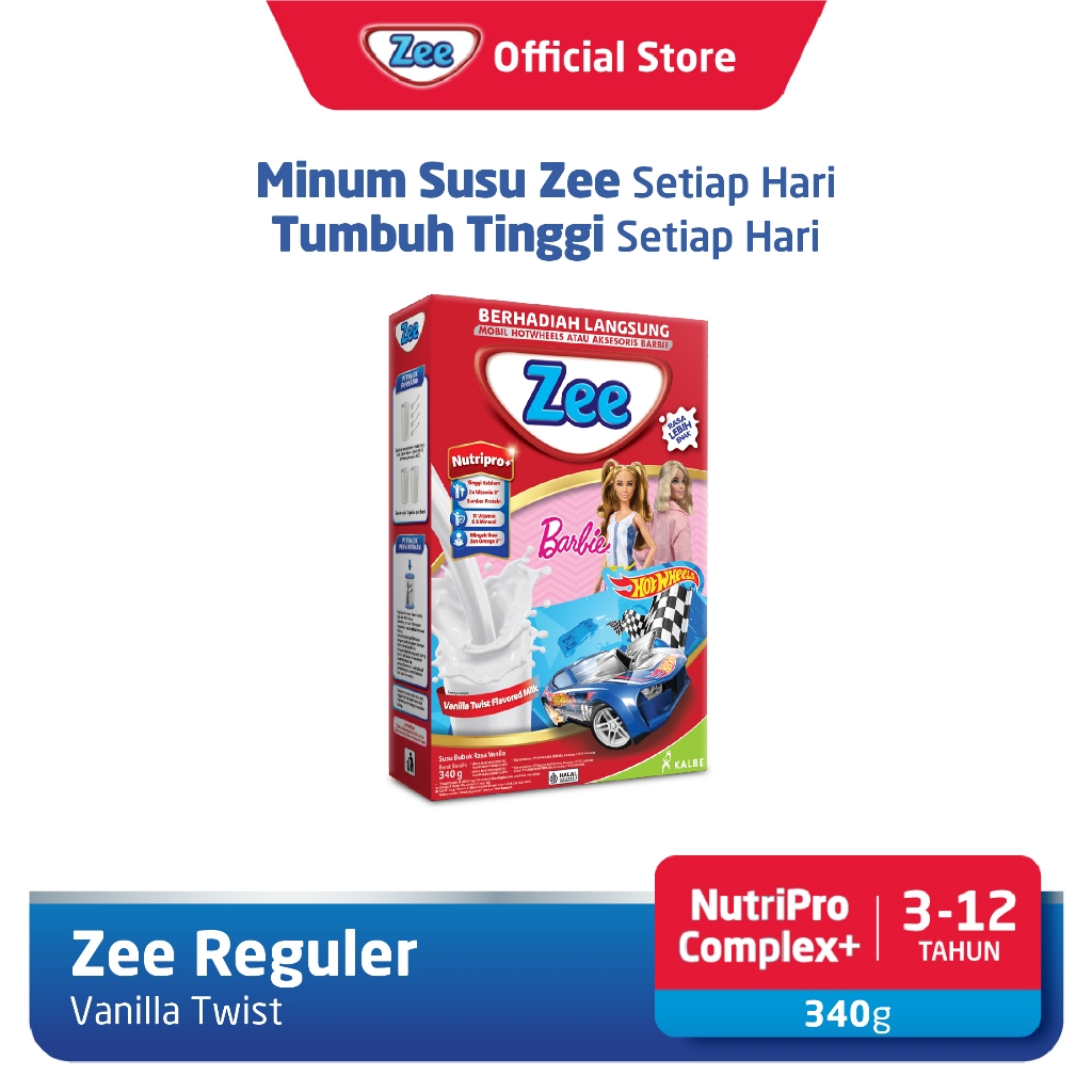 

Zee Reguler Vanilla Twist Milk 340gr