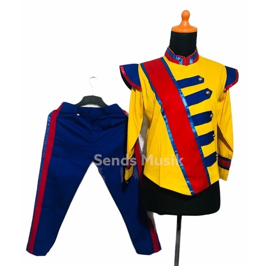 seragam pasukan drumband marchingband SD + topi