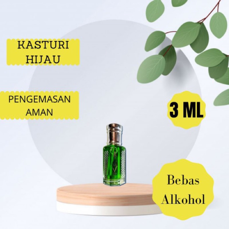 minyak kasturi hijau 4 ml