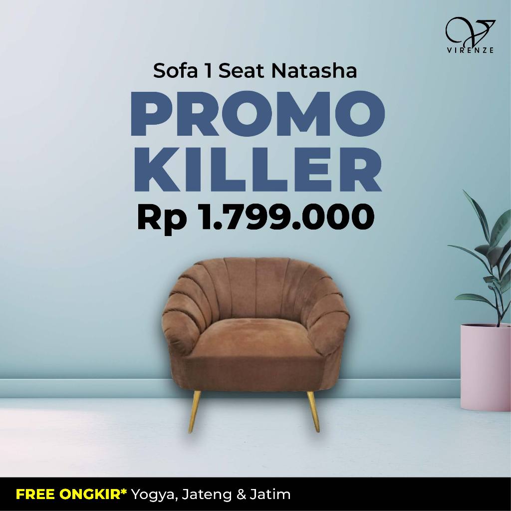 Sofa 1 Seater Sofa 1 Seat Natasha Jateng Semarang Salatiga Sukoharjo Boyolali Sragen Solo Sukoharjo 
