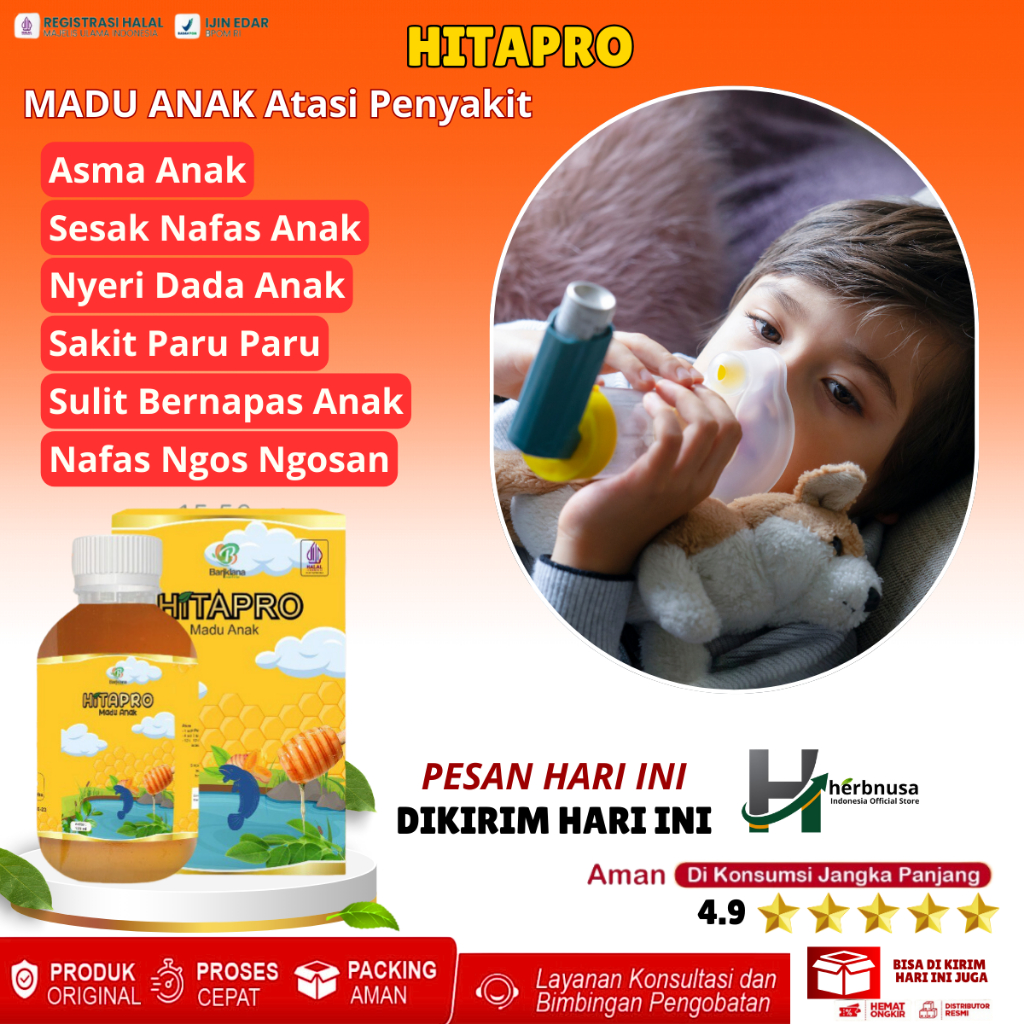 Obat Asma Anak, Obat Sesak Nafas Untuk Anak Anak, Obat Sesak Napas Buat Anak & Balita, Obat Anak Sul