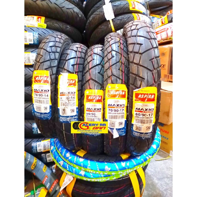 Ban Aspira Maxio Atrack Tubeless 70/90-14 ban 80/90-14 ban 90/90-14 ban 70/90-17 ban 80/90-14 ban mo