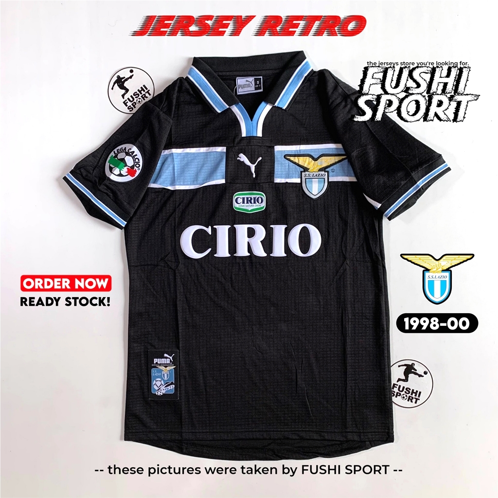 RETRO | Jersey Baju Bola Lazio Away 1998 1999 2000 Grade Ori