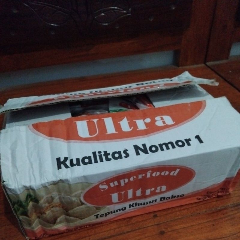 

CLEARANCE CUCI GUDANG 1 kardus tepung baso bakso Superfood Ultra