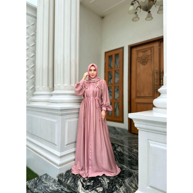 Gamis simple pita by nf