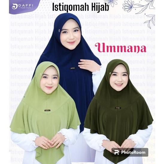 Hijab Jumbo UMMANA Bergo Daffi Jilbab instan