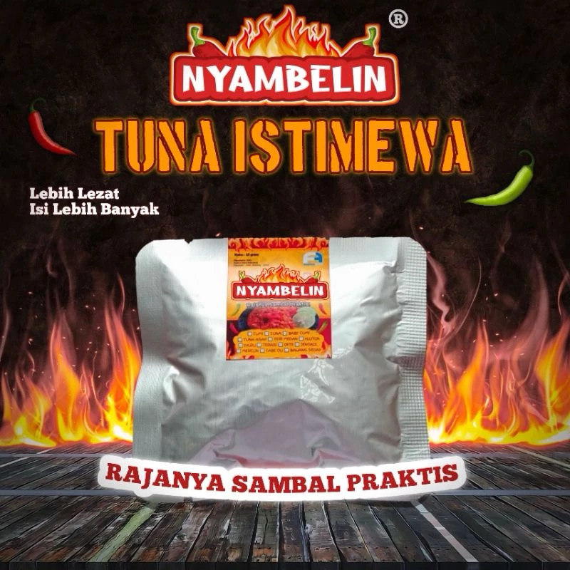 

Sambel TUNA ISTIMEWA SACHET MERCON BAWANG CABE IJO NYAMBELIN RAJANYA SAMBEL PRAKTIS