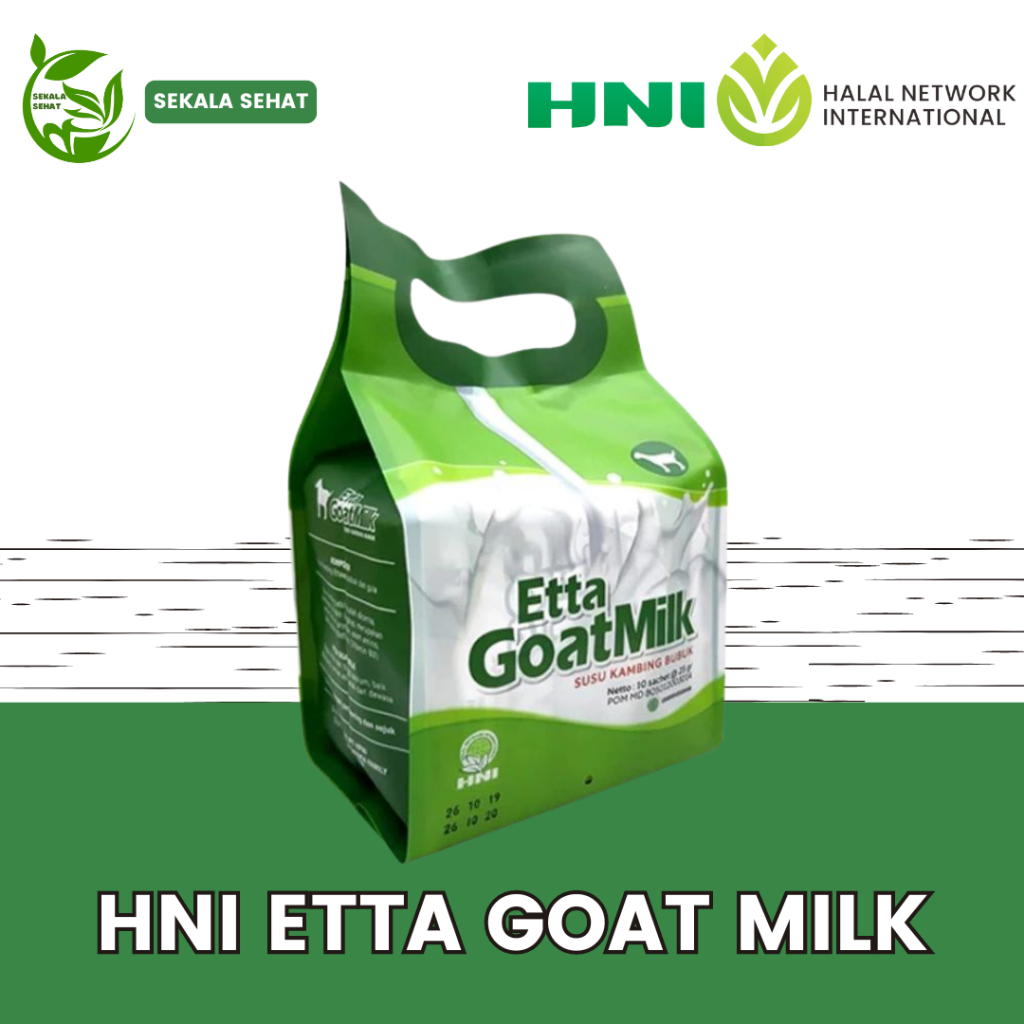 

Etta Goat Milk - Susu Kambing Ettawa Bubuk Original Berkhasiat Menyembuhkan Asma Dan Pengganti Asi Asli Rekomended - HNI BPOM