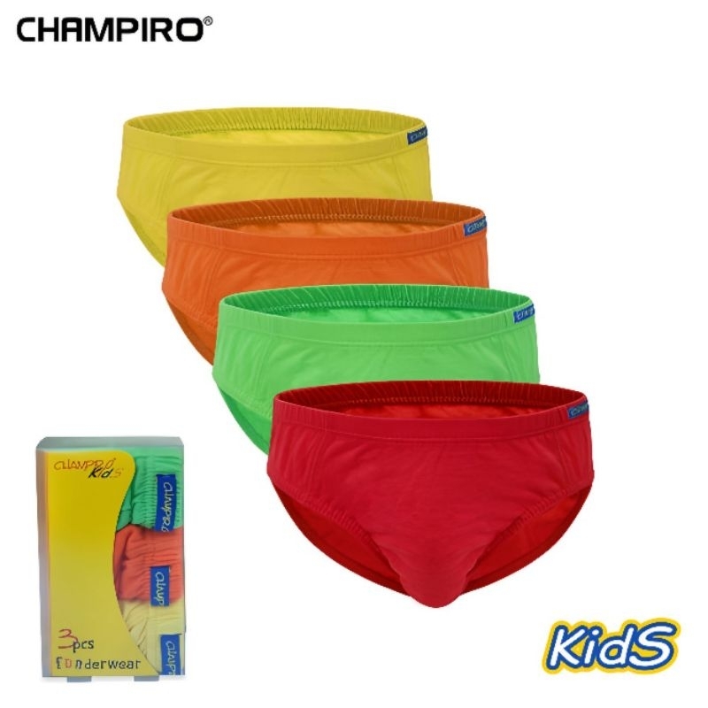 3Pcs Celana Dalam Anak Cowok Champiro KIDS