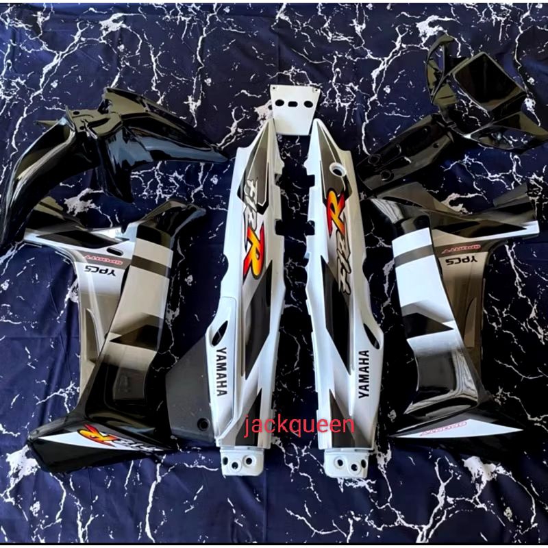 body set yamaha fizr ardath hitam putih 2002