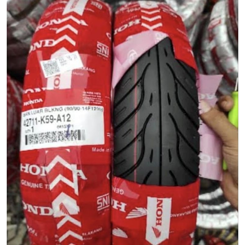 BAN Tubles Matic Asli Honda Federal Matic 90/90.14
