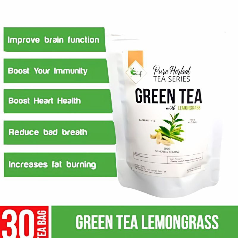 

Teh Tea Green Tea Lemongrass Serai 30 Bag