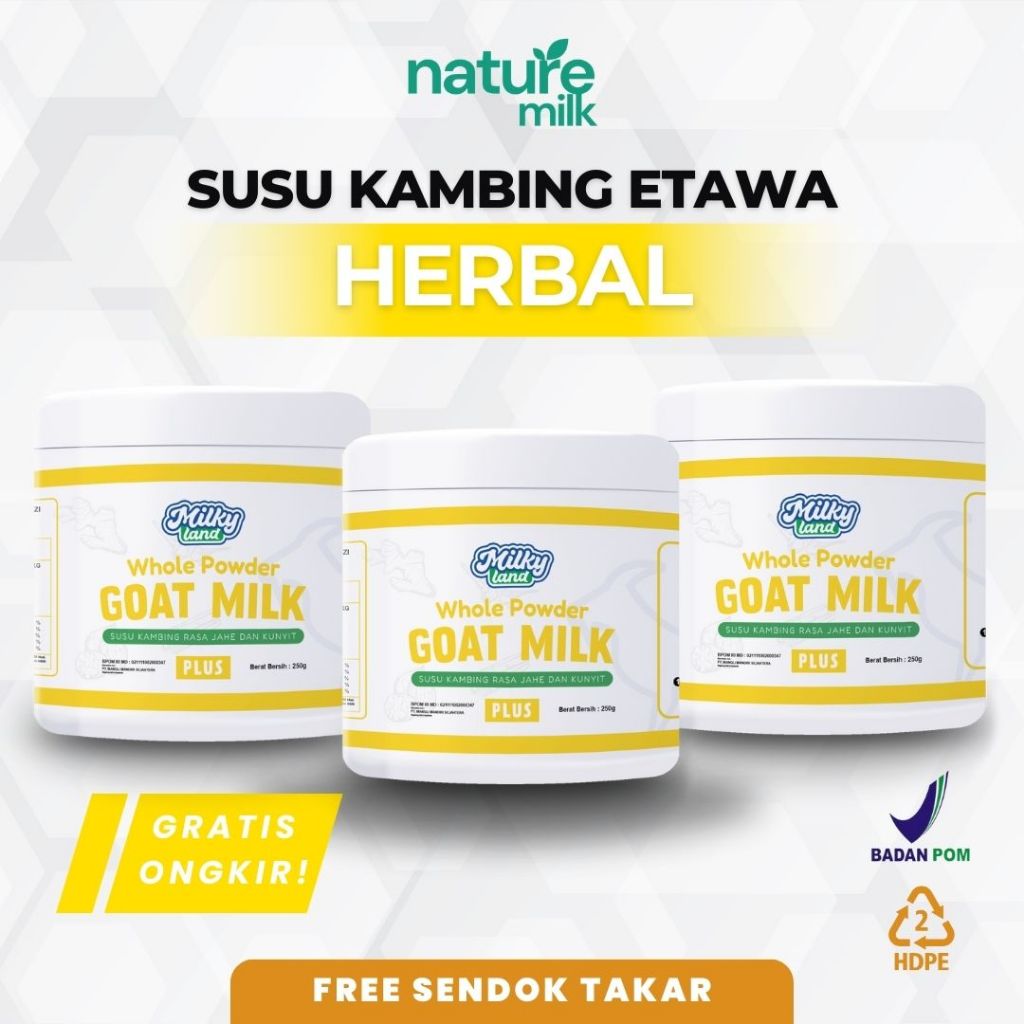 

Naturemilk Susu Kambing Etawa Asam Urat Rematik 250gr