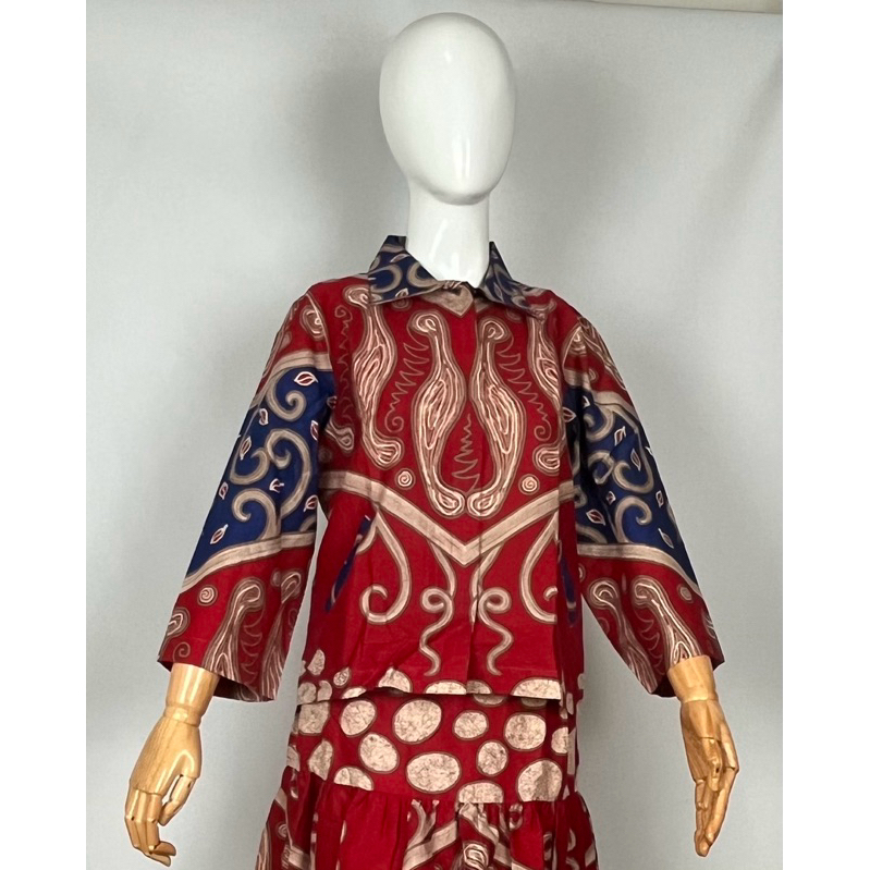 (New) One Set Atasan / Bawahan Wanita Batik Katun