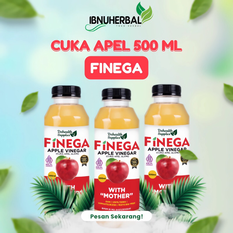 

CUKA APEL 250 & 500 ML FINEGA ( Botol Plastik )