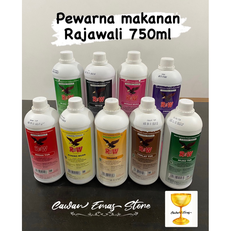 

pewarna makanan merk rajawali 750ml / sumbo rw 750ml