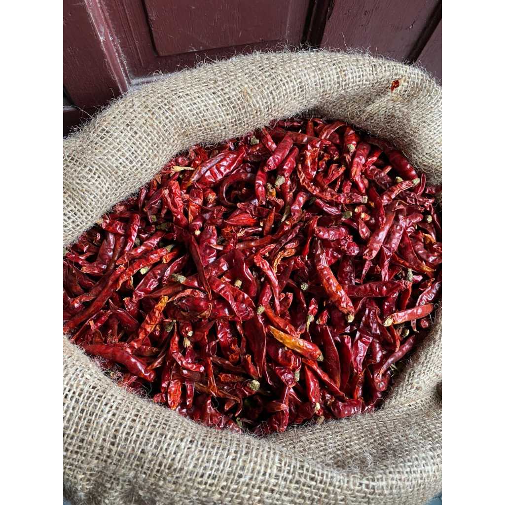 

Cabai/ Cabe Teja Merah Kering SUPER PEDAS!! 1000 Gram/ 1 KG - TANPA TANGKAI