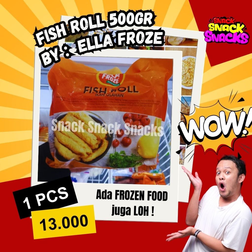 

ELLA FROZEN FISH ROLL NETTO 500GR YUK ORDER