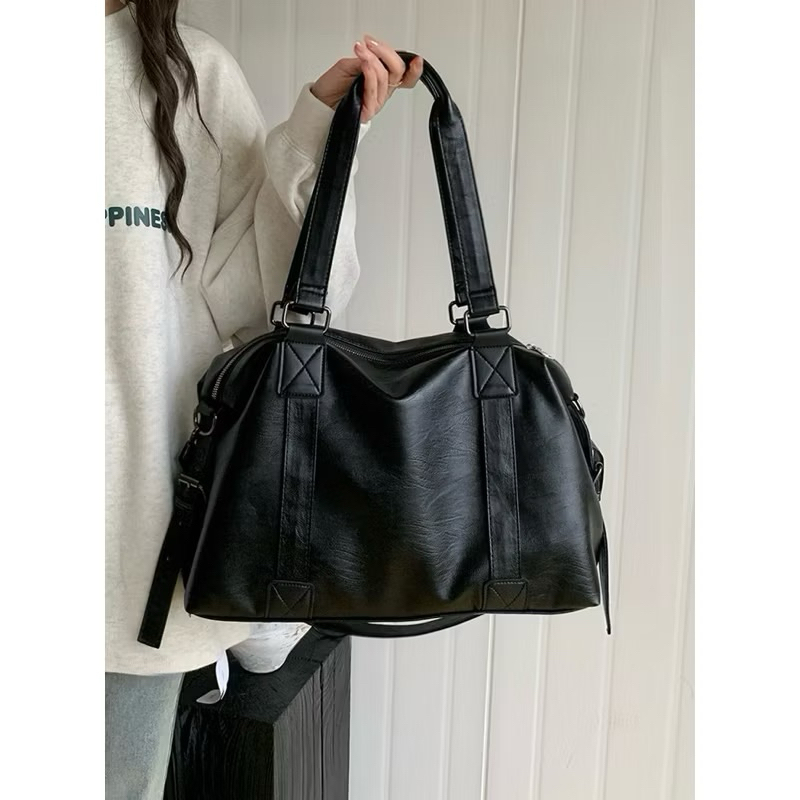 Tas Selempang Kulit Wanita Tas Cewek Jinjing Bahu Besar Luggage Travel Bag GC 8786