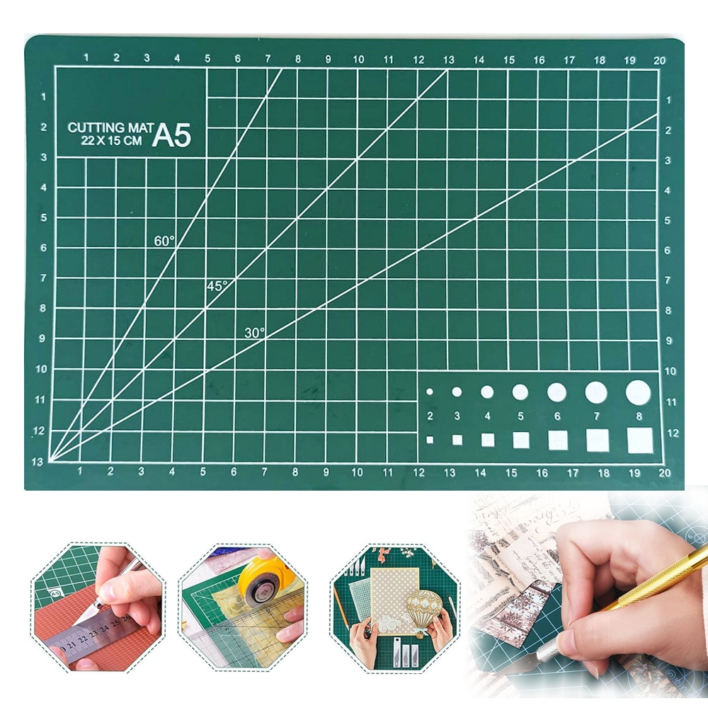 

HUAN MEI Working Pad Cutting Mat Alas Potong Papan Kerja A5 22 x 15 cm - GKSA4