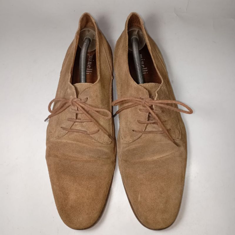 Minelli original leather portugese loafers 44 size man shoes